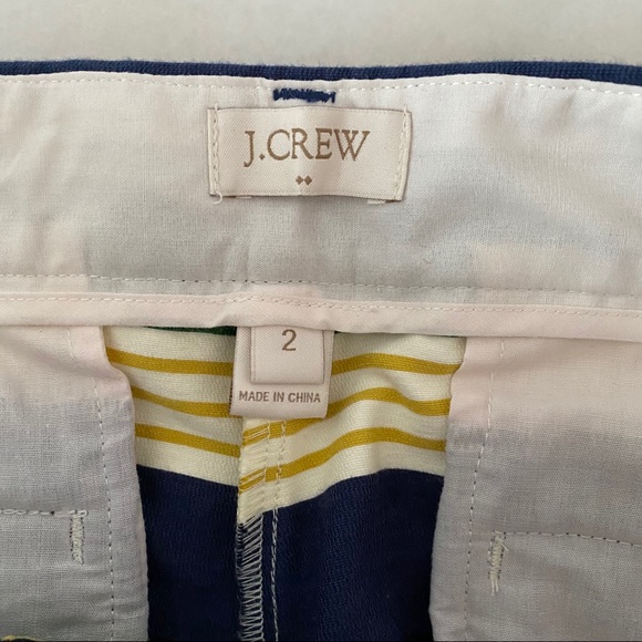 NEW J. Crew Bennett Cropped Chino in Multistripe - Picture 3 of 7